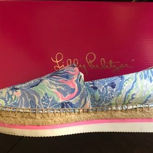 Lilly Pulitzer Marlo Espadrilles size 8.5